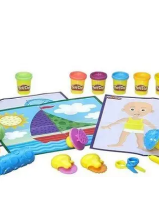 Игровой набор play-doh текстуры и инструменты3 фото