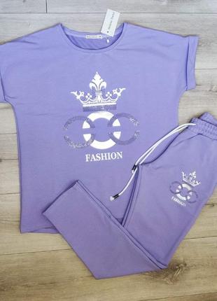 Костюм двойка прогулочный двухнить турция