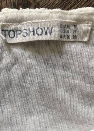Оригинальная брендовая topshow гипюровая блуза на бретелях.5 фото