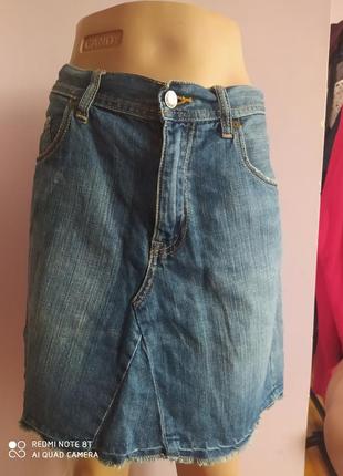 Спідниця жіноча джинсова, m, gap1 фото