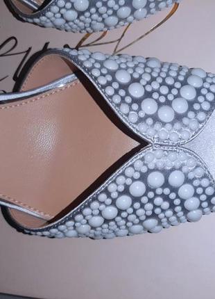 Розкішні сатинові босоніжки jewel badgley mischka us8 38-38,56 фото
