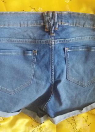 Короткі літні джинсові шортики.2 фото