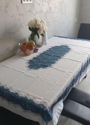Скатерть 160*220,пр-под туречки, в наличии окраска.
