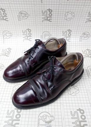 C&a westbury мужские туфли дерби лаковая кожа р 43 цвет гнилая вишня4 фото