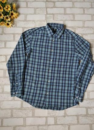 Рубашка мужская h&m в клетку