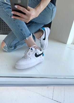 Кросівки nike air force 1 ww gs blue fury кроссовки7 фото