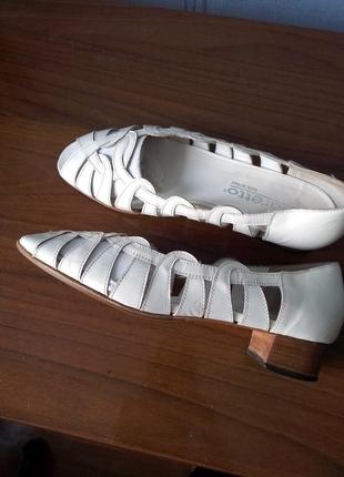 Летние женские туфли maretto. кожа. италия.5 фото