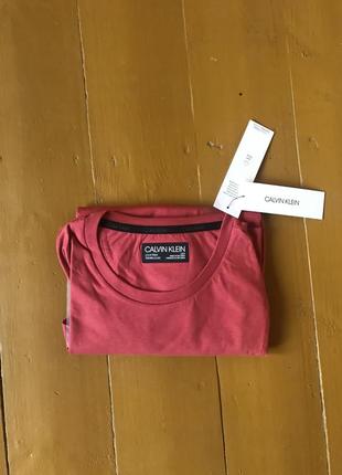 Нова футболка calvin klein (ck melon - маленьке лого) із америки l,xl6 фото