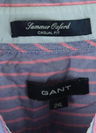 Оригинальная рубашка gant summer oxford shirt3 фото