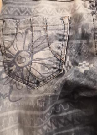 Джинси з принтом desigual 7