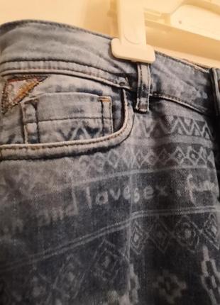Джинси з принтом desigual 5