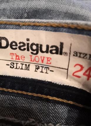 Джинси з принтом desigual 4