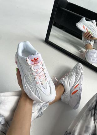 Женские  кроссовки adidas yeezy boost 700 v2 “white / orange”4 фото