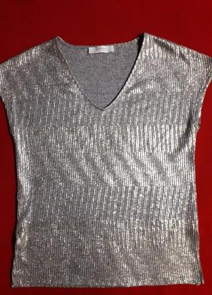 Стильна футболка/блуза з напиленням promod