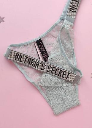 Бразильяны с кристаллами сваровски victoria’s secret виктория сикрет1 фото