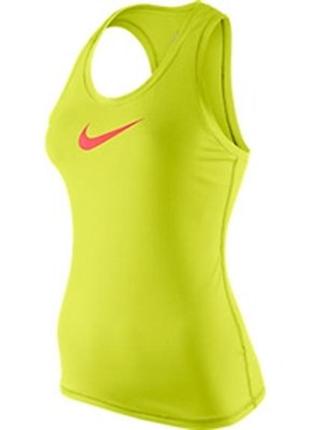 Мягкий эластичный топ майка от nike dri fit,p. s