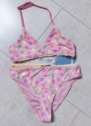 Купальник на дівчинку в принт, роздільний купальник