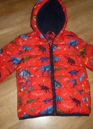 George тепла куртка на 2-3 роки з динозаврами