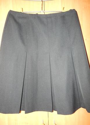 Бастоновая длинная  полушерстяная юбка