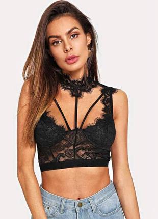 Роскошный кружевной топ