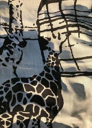 Шикарный платок с жирафами2 фото