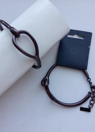 Браслет pilgrim с покрытием гематитом