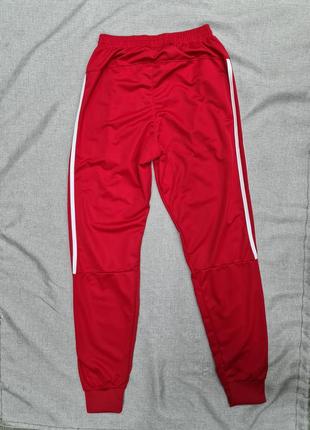 Спортивні штани adidas, червоні спортивні штани штани адідас унісекс тканина лакоста