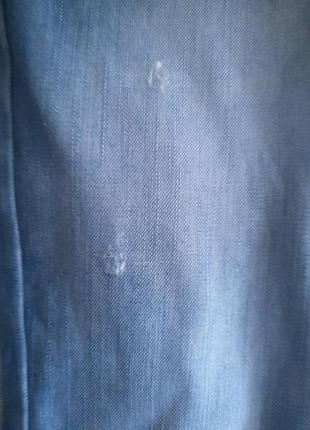 Мужские брендовые джинсовые рваные шорты topman.    размер 32.   100% коттон.6 фото