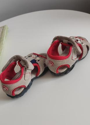 Fisher price кожаные сандалии босоножки /шкіряні сандалі босоніжки дитячі 21 розмір тапочки5 фото
