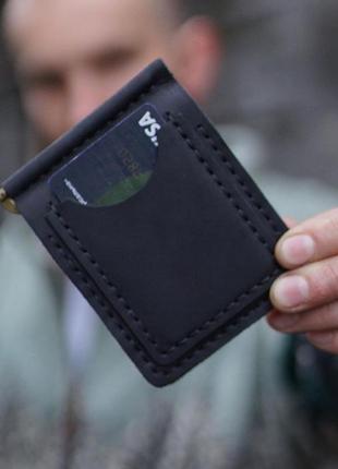 Кожаный кошелек с зажимом #clamp_aviva коллекция 2021 года3 фото