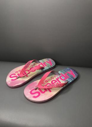 Superdry шлёпанцы вьетнамки мыльницы пластиковые пляжные сандали кроксы owens lang2 фото