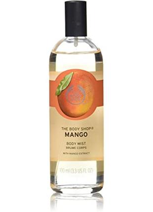 The body shop body mist mango туалетная вода