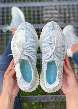 Жіночі кросівки adidas yeezy boost 350 cloud white, кросівки ізі буст літні6 фото