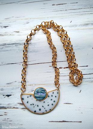 Колье пятнышки