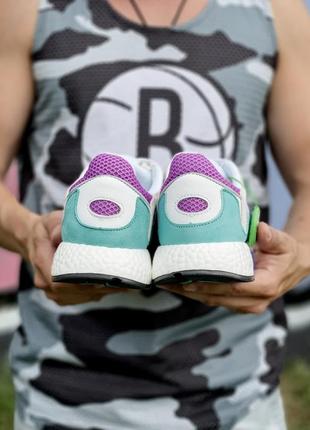 Кросівки adidas tresc run white violet4 фото