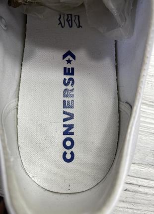 Кеди білі шкіряні converse 10