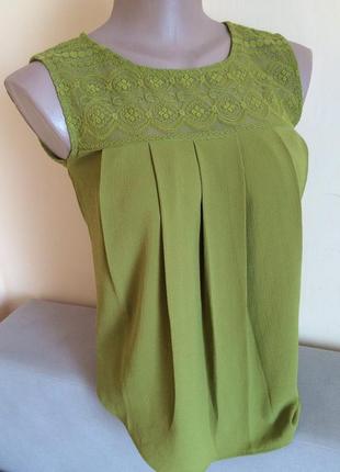 Зелена блуза хаки limited1 фото