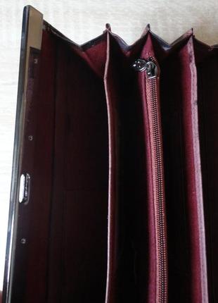 Женский кожаный кошелек dr.koffer (с замочком)4 фото