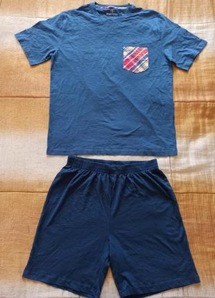 Домашний комплект c&amp;a мужская летняя пижама с шортами 52-54