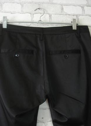 Укороченные атласные брюки на хлопковой основе "eksept " 50 -52 р6 фото