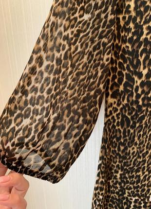 Леопардовое платье по фигуре3 фото