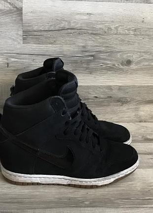 Сникерсы nike.натуральная кожа