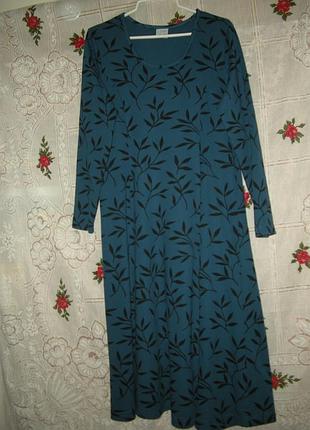 Супер платье р.52,65%пол-р,35%коттон