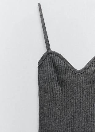 Трикотажное боди zara