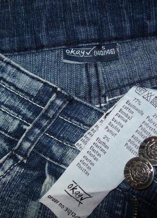 Короткая джинсовая юбка okay, 140-146 / 10-11 лет5 фото