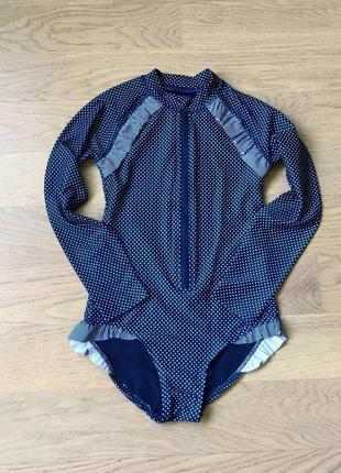 Сонцезахисний купальник next з довгими рукавами/ новий /6-7 років 122 см