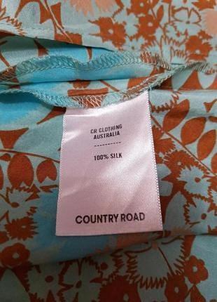 Country road блуза блузка топ натуральный шелк майка xs шовк7 фото