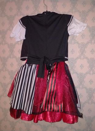 Карнавальна сукня піратки для дівчинки2 фото