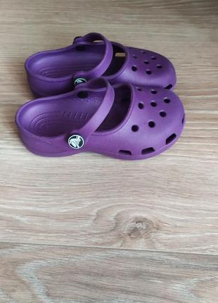 Оригинальные кроксы crocs размер 8-9, в углублении-16 см.2 фото