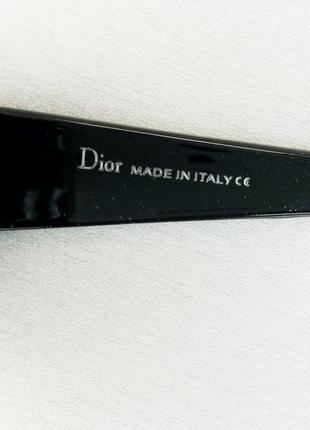 Christian dior очки женские солнцезащитные большие стильные черные с градиентом5 фото
